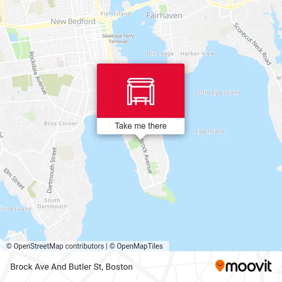 Brock Ave And Butler St map