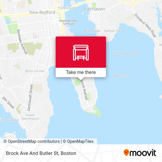 Brock Ave And Butler St map