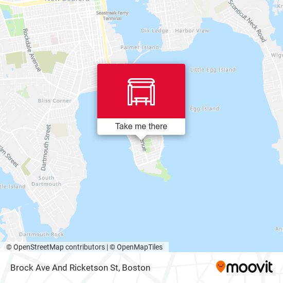 Mapa de Brock Ave And Ricketson St