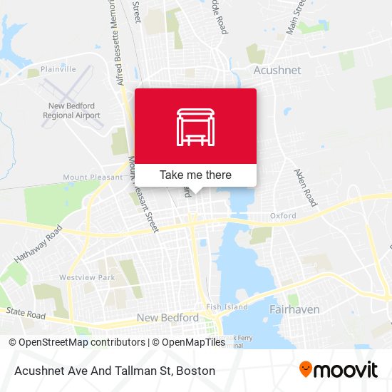 Acushnet Ave And Tallman St map