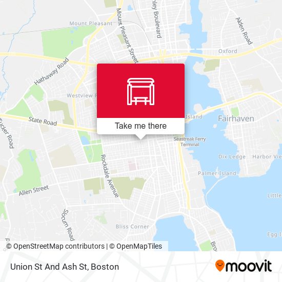 Mapa de Union St And Ash St