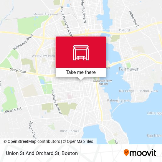 Mapa de Union St And Orchard St