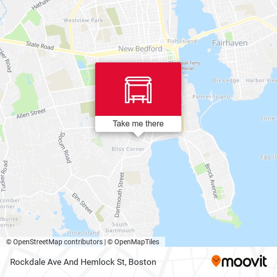 Rockdale Ave And Hemlock St map