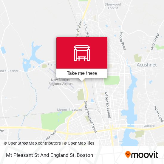 Mt Pleasant St And England St map
