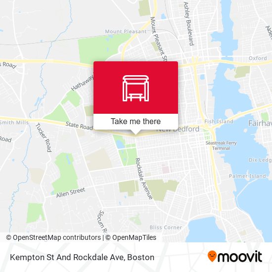 Kempton St And Rockdale Ave map