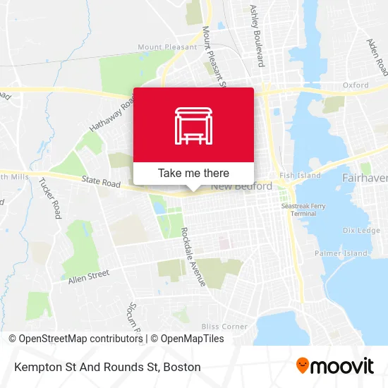 Kempton St And Rounds St map