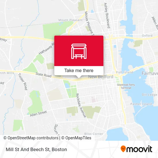 Mill St And Beech St map