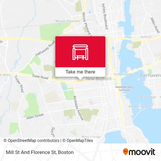 Mill St And Florence St map