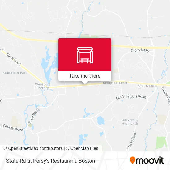 State Rd at Persy's Restaurant map