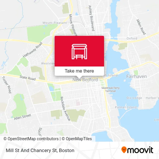 Mill St And Chancery St map