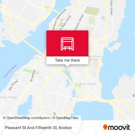 Pleasant St And Fifteenth St map