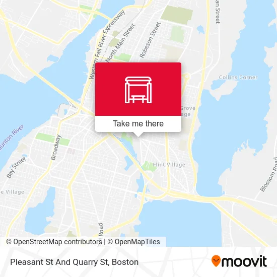 Pleasant St And Quarry St map