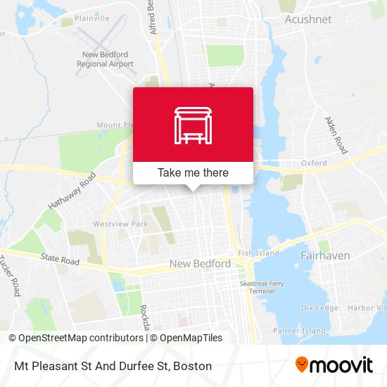 Mapa de Mt Pleasant St And Durfee St