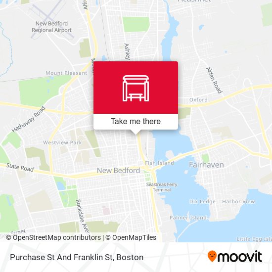 Purchase St And Franklin St map