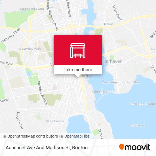 Acushnet Ave And Madison St map
