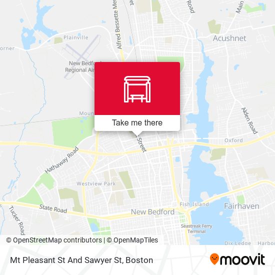 Mt Pleasant St And Sawyer St map