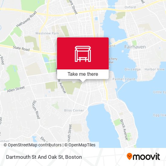 Mapa de Dartmouth St And Oak St