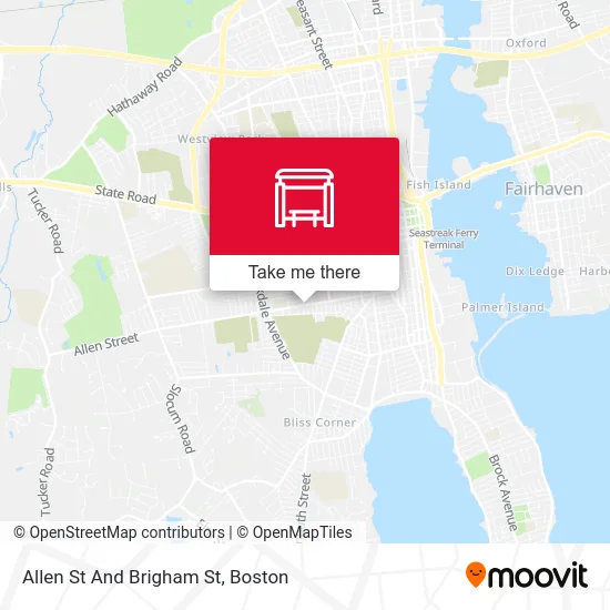 Allen St And Brigham St map