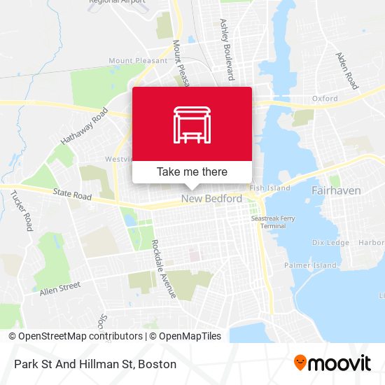 Park St And Hillman St map