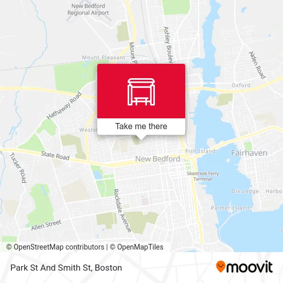 Park St And Smith St map