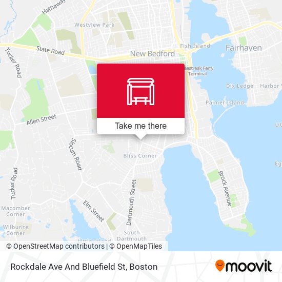 Mapa de Rockdale Ave And Bluefield St