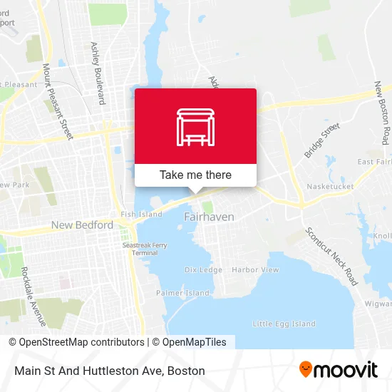 Main St And Huttleston Ave map