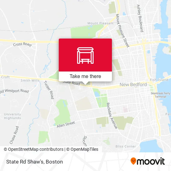 State Rd Shaw's map
