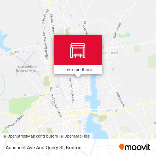 Acushnet Ave And Query St map