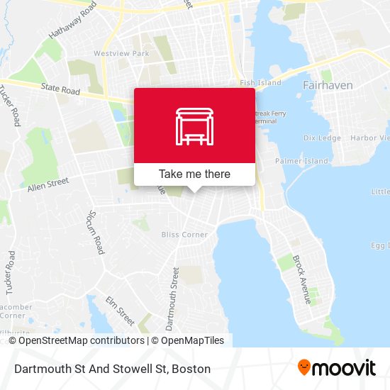 Dartmouth St And Stowell St map