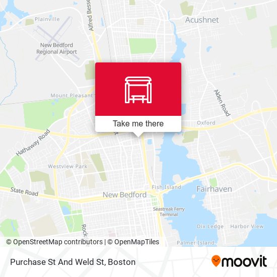 Mapa de Purchase St And Weld St