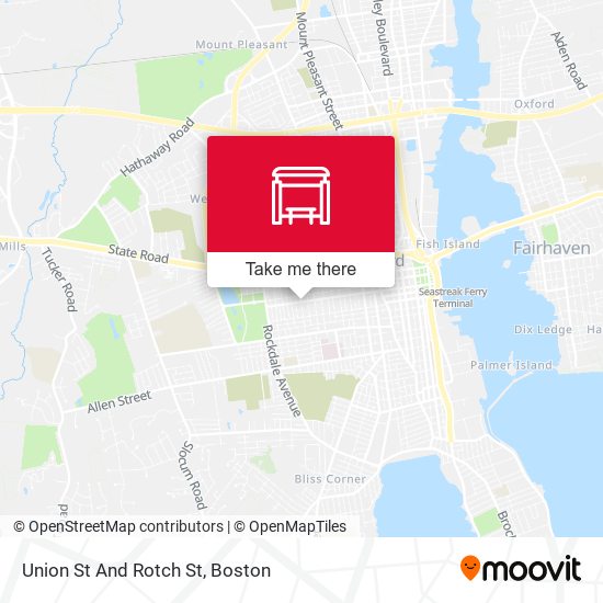 Mapa de Union St And Rotch St