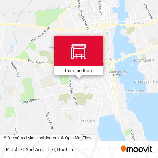 Rotch St And Arnold St map