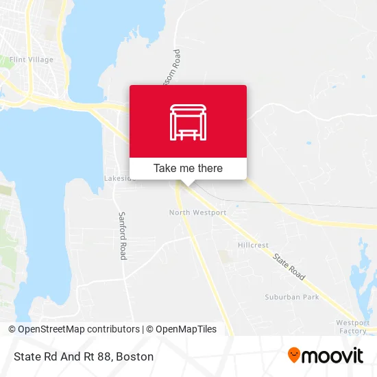 State Rd And Rt 88 map