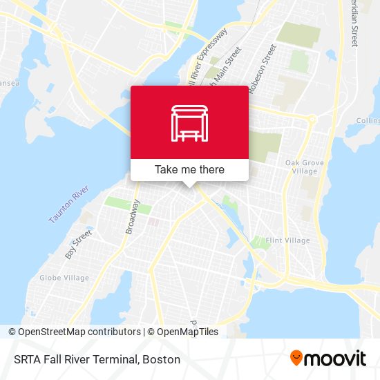SRTA Fall River Terminal map