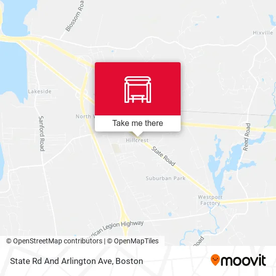 State Rd And Arlington Ave map