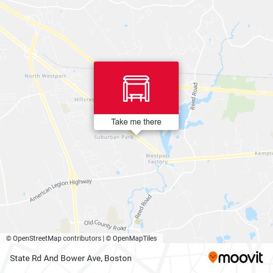 Mapa de State Rd And Bower Ave