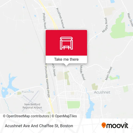 Mapa de Acushnet Ave And Chaffee St