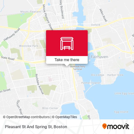 Pleasant St And Spring St map
