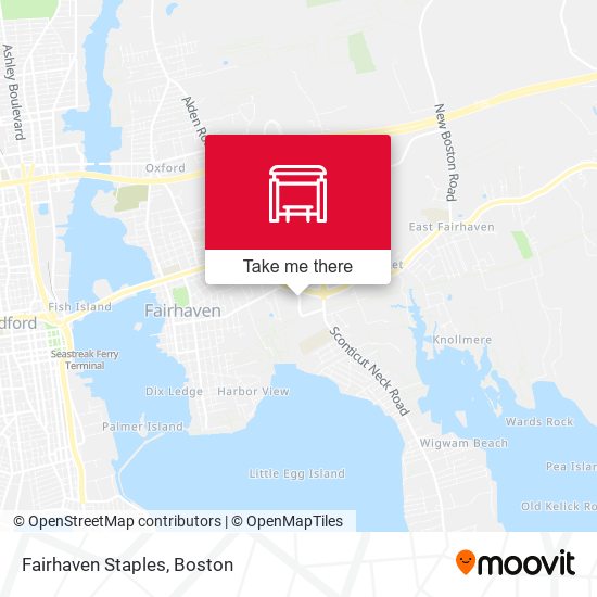 Fairhaven Staples map