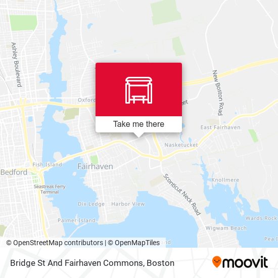 Mapa de Bridge St And Fairhaven Commons