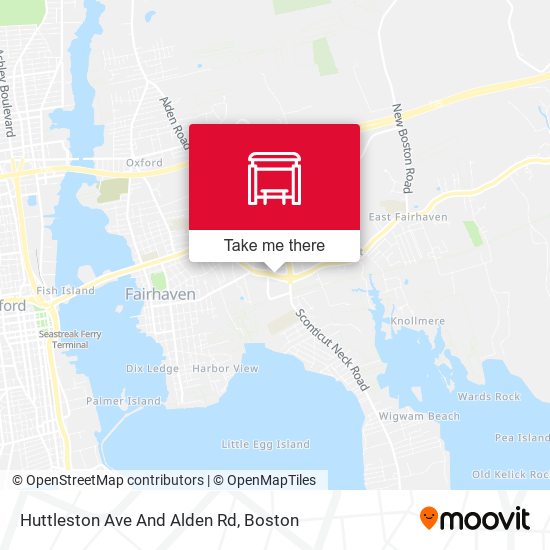 Huttleston Ave And Alden Rd map