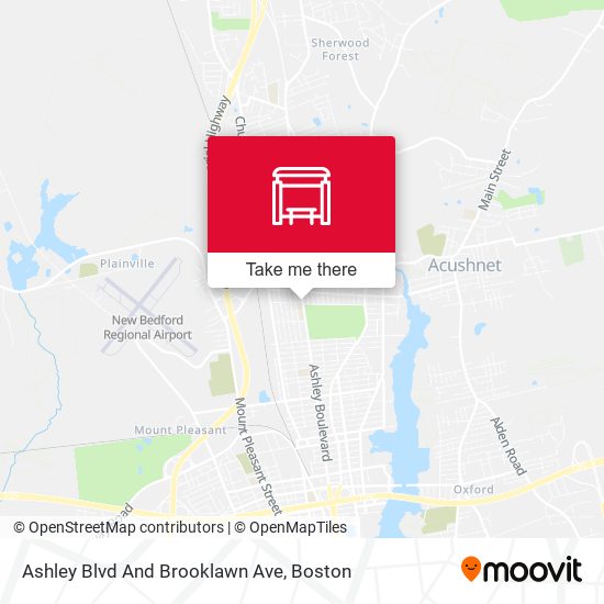 Mapa de Ashley Blvd And Brooklawn Ave