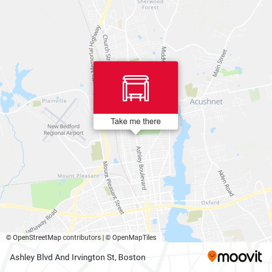 Mapa de Ashley Blvd And Irvington St
