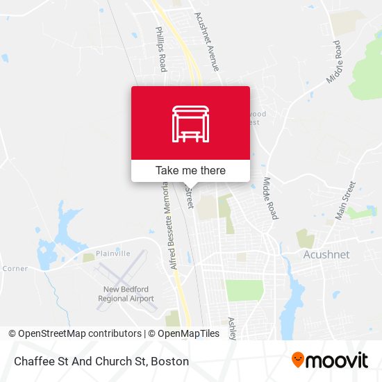 Chaffee St And Church St map