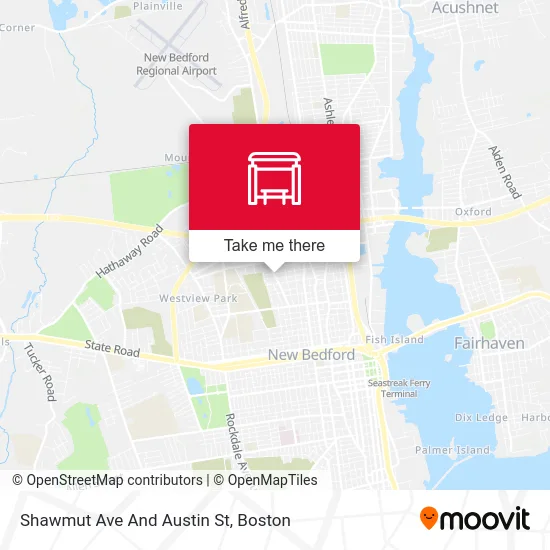 Shawmut Ave And Austin St map