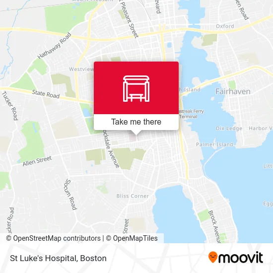 St Luke's Hospital map