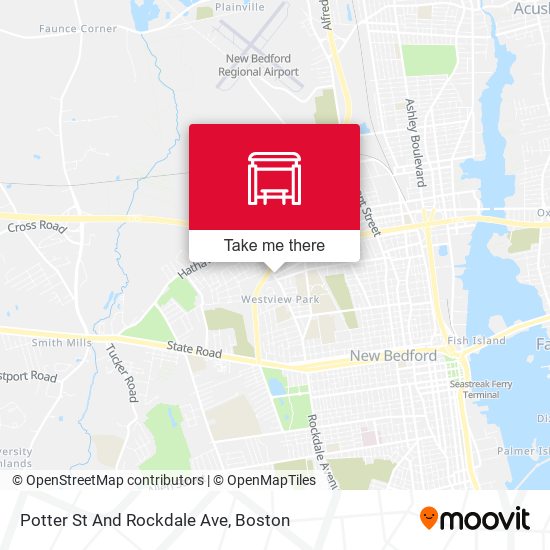 Mapa de Potter St And Rockdale Ave