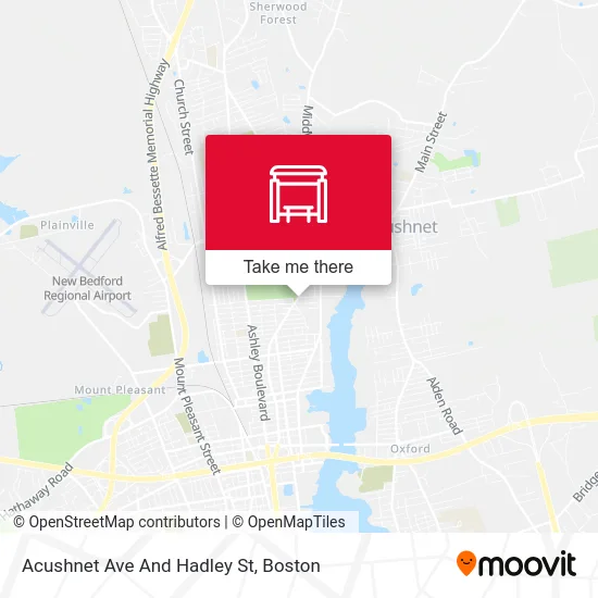 Acushnet Ave And Hadley St map