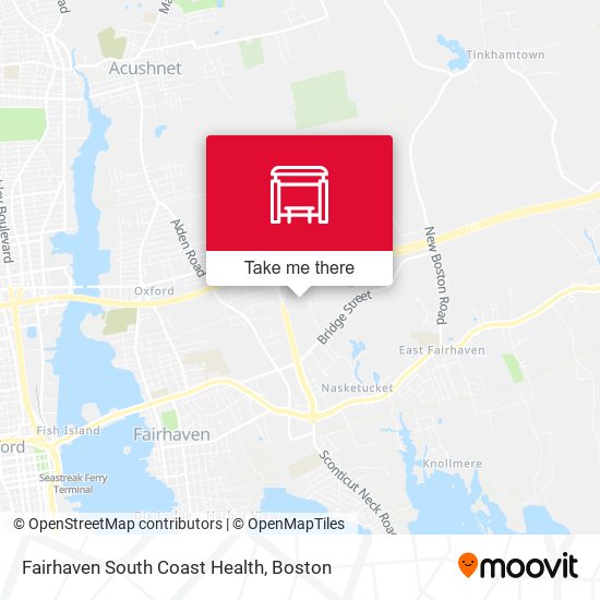 Fairhaven South Coast Health map