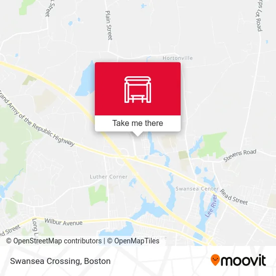 Swansea Crossing map